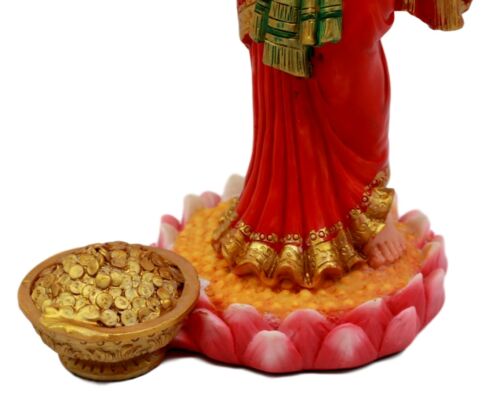 Ebros Gift Ebros Beautiful Lakshmi Statue Deity Of Beauty Hindu Goddess Of Wealth Prosperity