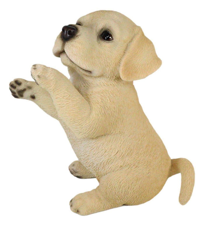 Ebros Gift Ebros Begging Adorable Fawn Labrador Retriever Puppy Dog Pet Pal Pooch Figurine 6"H