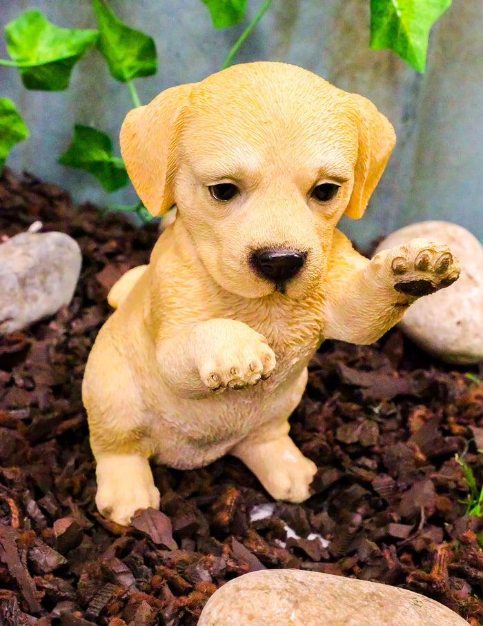 ebros gift Ebros Begging Adorable Labrador Retriever Puppy Dog On Hind Legs Pet Pal Statue