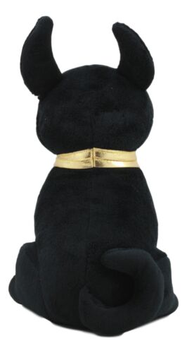 Ebros Gift Ebros Black & Gold Egyptian Anubis Dog Soft Plush Toy God Of Afterlife Jackal