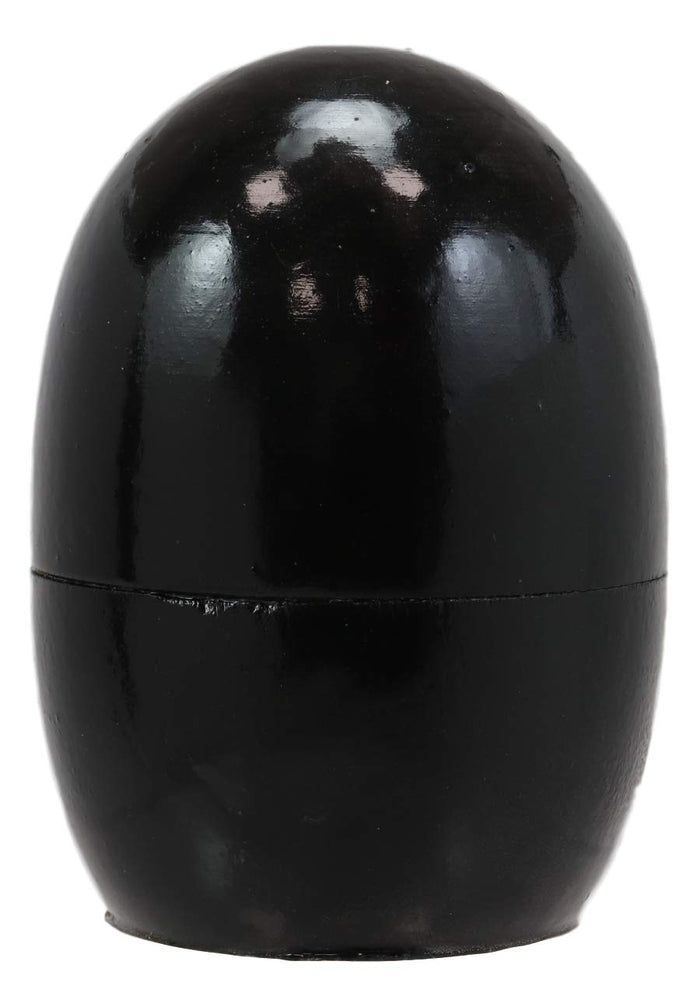 Ebros Gift Ebros Black Japanese Ninja Wooden Toy Stacking Nesting Dolls 5 Pieces Matryoshka