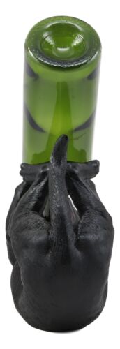 Ebros Gift Ebros Black Labrador Retriever Wine Bottle Holder Caddy Figurine Pet Canine Lovers