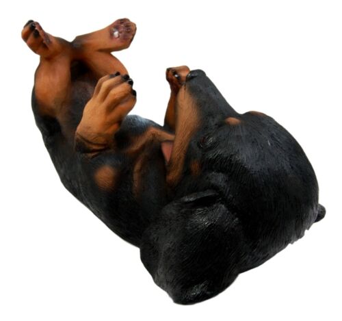 Ebros Gift Ebros Black & Tan Sausage Wiener Dachshund Dog Wine Bottle Holder Figurine 11"L