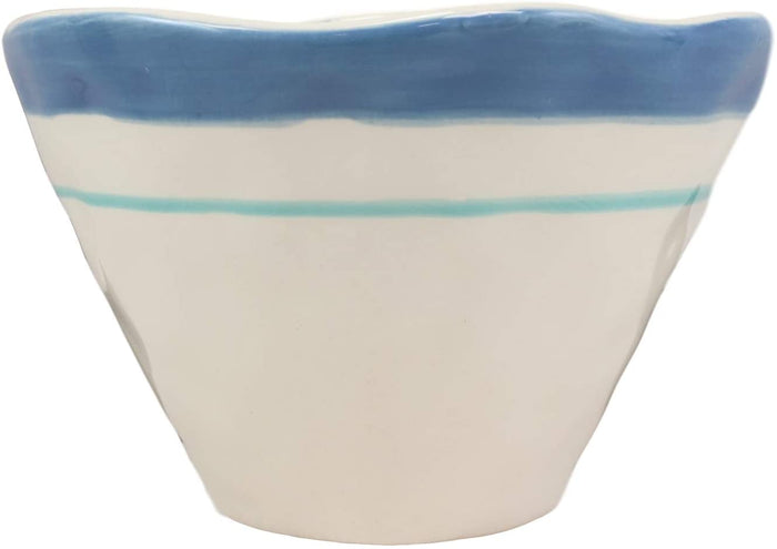 Ebros Gift Ebros Blue And White Sea Turtle Ceramic Dinnerware (Small Soup Bowl Set Of 2)