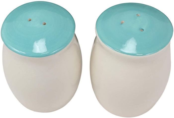 Ebros Gift Ebros Blue & White Sea Turtle Ceramic Dinnerware (Salt & Pepper Shakers Set 1)