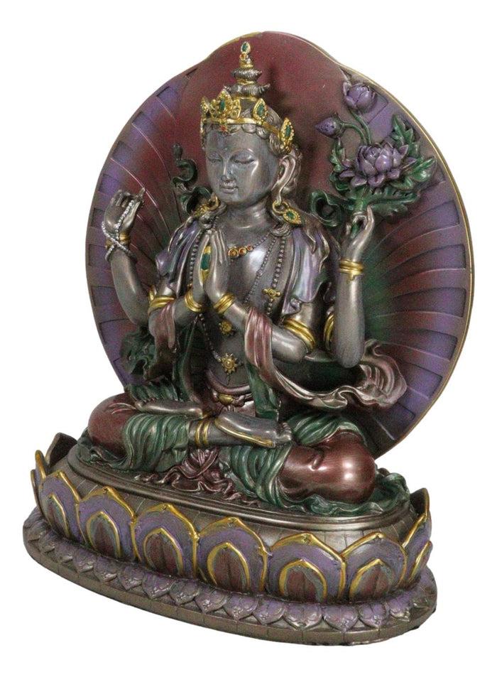 Ebros Gift Ebros Bodhisattva Avalokiteshvara In Prayer Meditation Statue Buddha Compassion