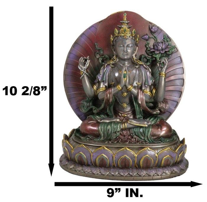 Ebros Gift Ebros Bodhisattva Avalokiteshvara In Prayer Meditation Statue Buddha Compassion