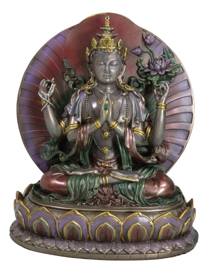 ebros gift Ebros Bodhisattva Avalokiteshvara In Prayer Meditation Statue Buddha Compassion