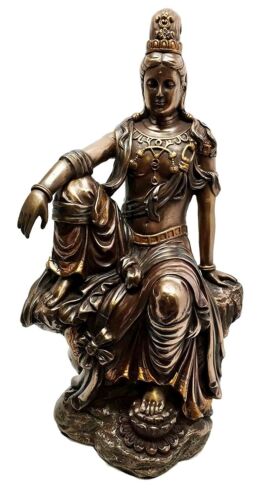 ebros gift Ebros Bodhisattva Goddess Water and Moon Kuan Yin Guanyin Statue Sculpture