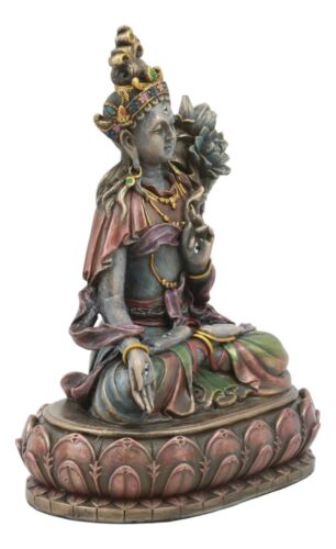 Ebros Gift Ebros Bodhisattva White Tara Meditating Statue Buddha Of Compassion Figurine