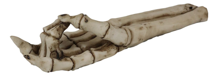 Ebros Gift Ebros Bone Chilling Skeleton Arm And Hand Incense Stick Holder Display Stand Figurine