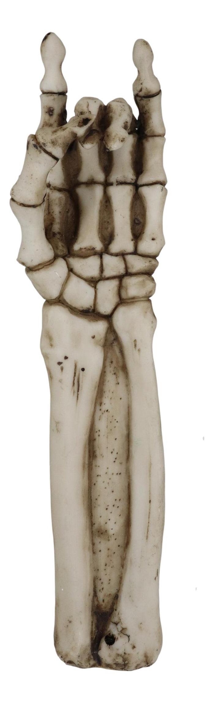 Ebros Gift Ebros Bone Chilling Skeleton Arm And Hand Incense Stick Holder Display Stand Figurine