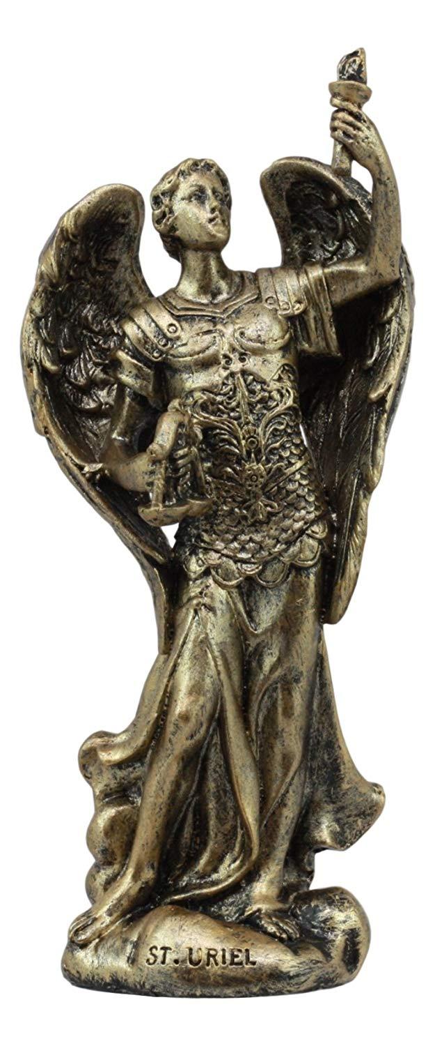 Ebros Gift Ebros Bronzed Byzantine Orthodox Catholic Church Seven Archangels Statue Set 4.75"Tall