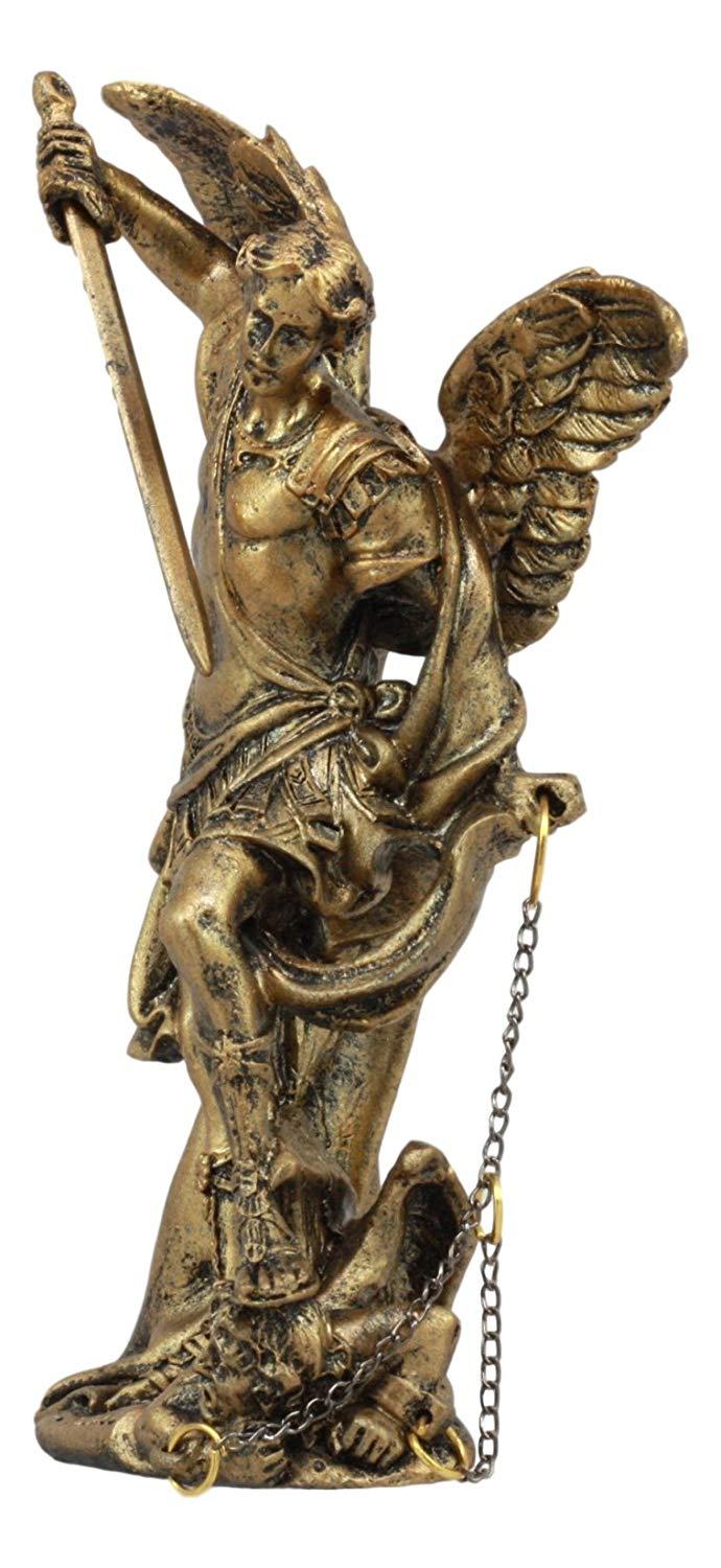 Ebros Gift Ebros Bronzed Greek Christian Church Archangel Of The Angelic Council Statue 5"H