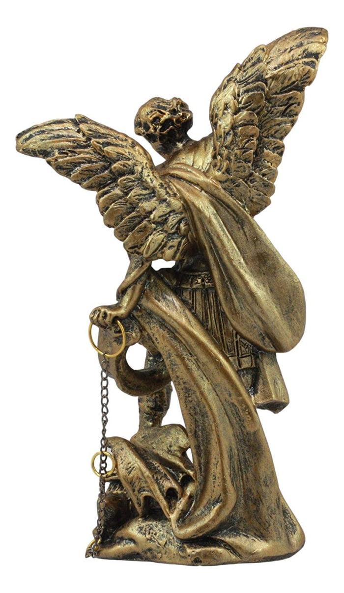 Ebros Gift Ebros Bronzed Greek Christian Church Archangel Of The Angelic Council Statue 5"H