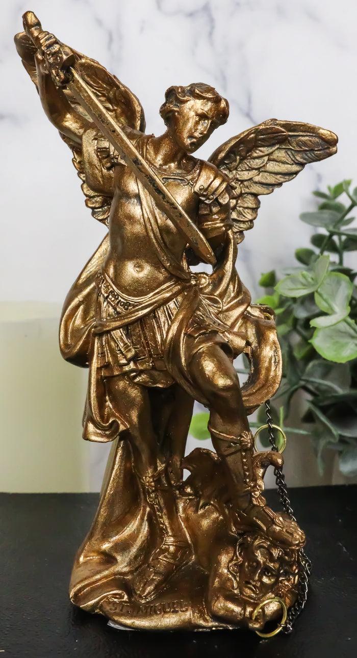 ebros gift Ebros Bronzed Greek Christian Church Archangel Of The Angelic Council Statue 5"H