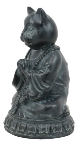 Ebros Gift Ebros Buddha Cat Statue Meditating Zen Cat Figurine Cat Memorial Or Spiritual Decor