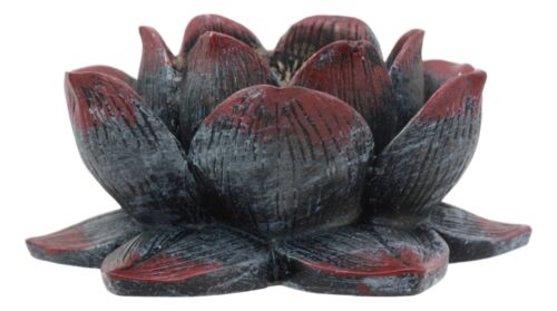 Ebros Gift Ebros Buddha Padma Lotus Incense Holder Burner Figurine 4" Diameter Eastern Enlightenment Buddhist Meditation Home Fragrance Decor Accessory Statue