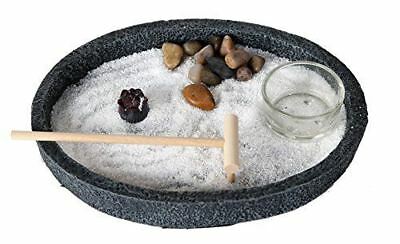 ebros gift Ebros Buddha Zen Garden Set Lotus Incense And Candle Holder Figurine Wu Xin Meditation