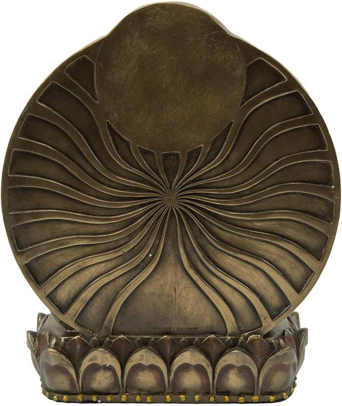 Ebros Gift Ebros Buddhism Arya White Tara Saraswati On Lotus Throne Painted Statue 10.25" H