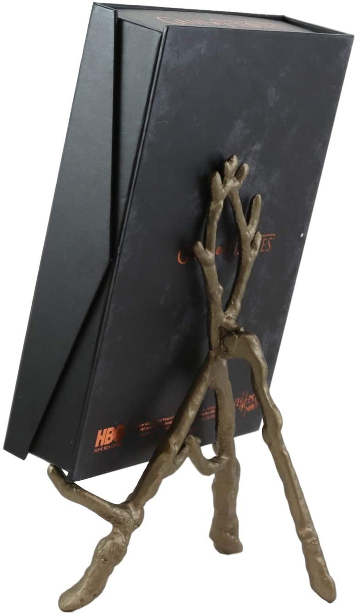 Ebros Gift Ebros Cast Iron Rustic Gold Intertwining Branch Twigs Easel Display Stand 9" H