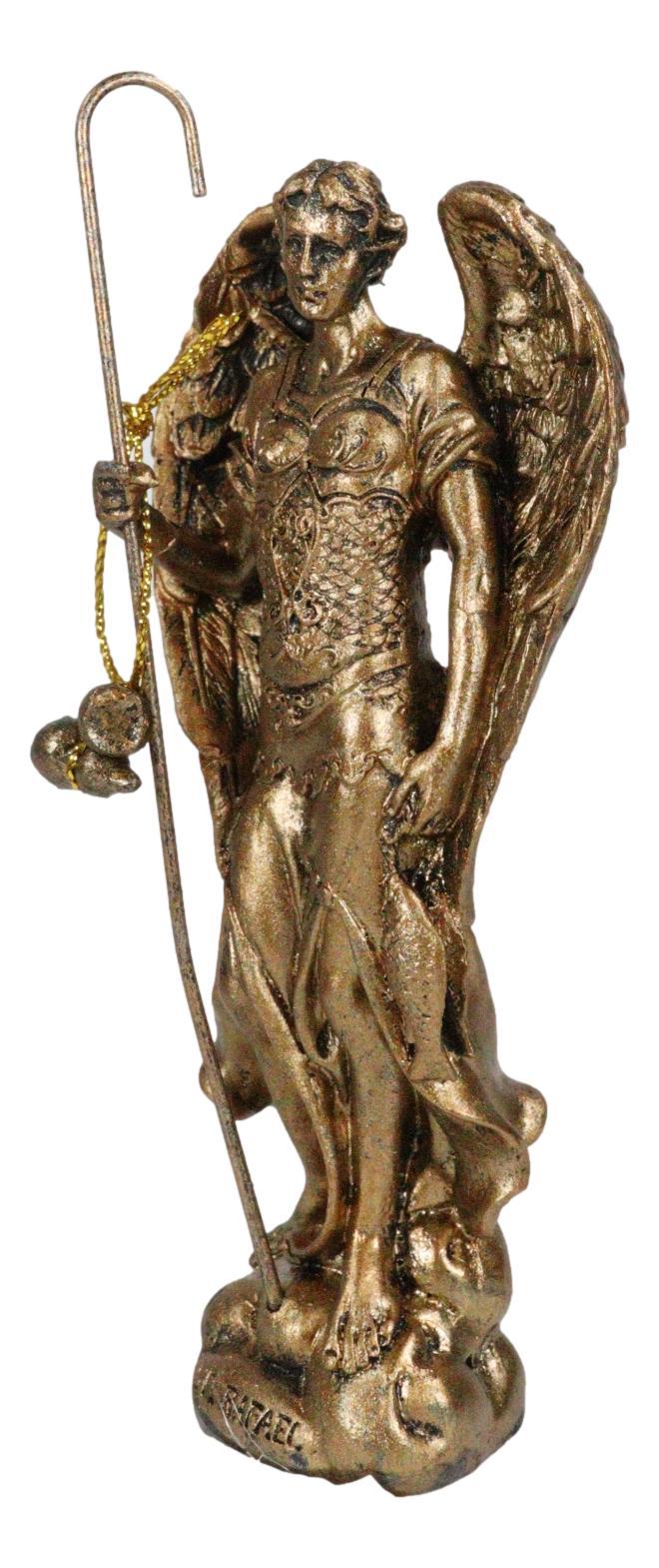 Ebros Gift Ebros Catholic Archangel Saint Raphael Statue 5"Tall Sacrament Of Pennance And Healing