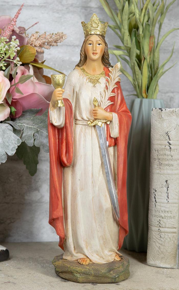 ebros gift Ebros Catholic Church Holy Great Martyr Patron Saint Barbara Figurine 12"H