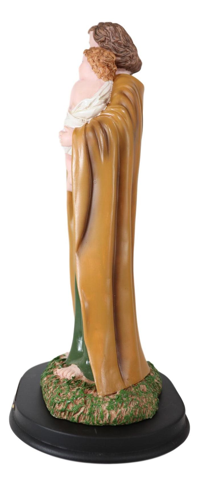 Ebros Gift Ebros Catholic Divinity Saint Joseph Carrying Baby Jesus Figurine 12" Tall Sculpture