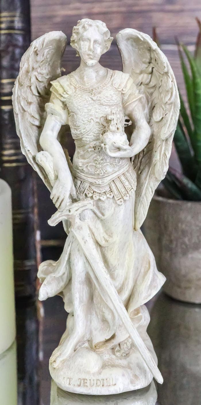 ebros gift Ebros Catholic Saint Jegudiel Jehudiel Archangel Statue 5"H Laudation Reward Of God
