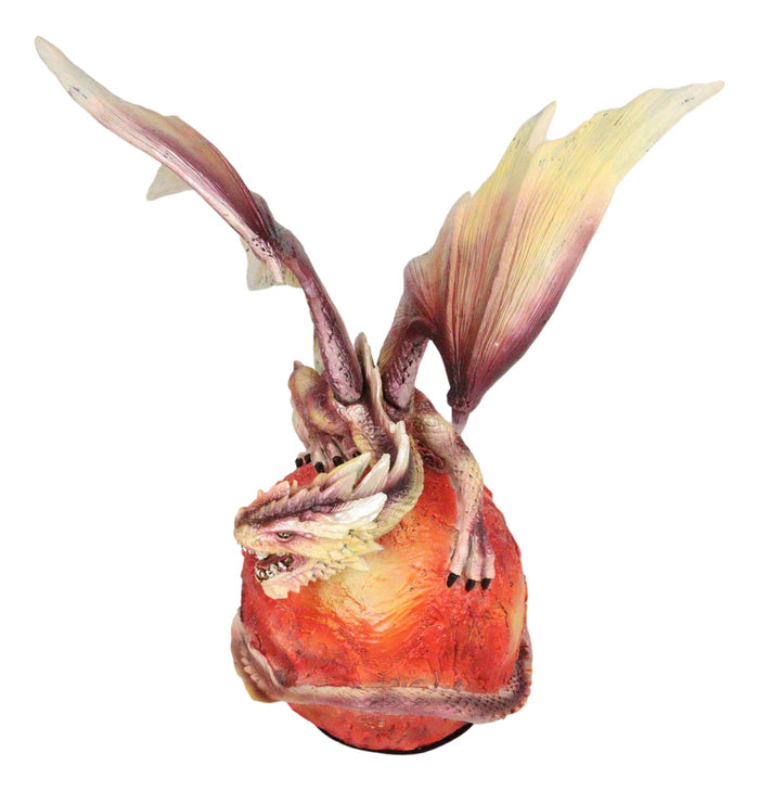 Ebros Gift Ebros Celestial Galaxy Planet Mars Terrestrial Red Guardian Dragon Figurine Decor