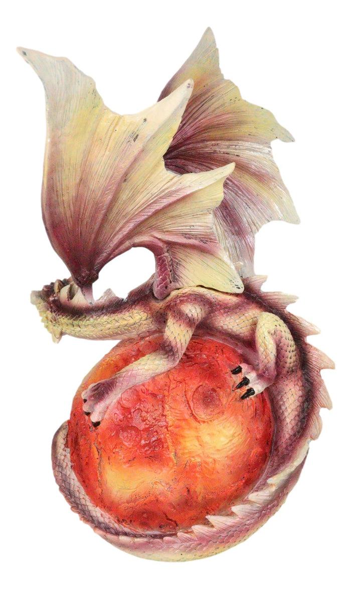 Ebros Gift Ebros Celestial Galaxy Planet Mars Terrestrial Red Guardian Dragon Figurine Decor