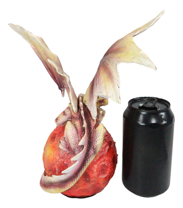 Ebros Gift Ebros Celestial Galaxy Planet Mars Terrestrial Red Guardian Dragon Figurine Decor