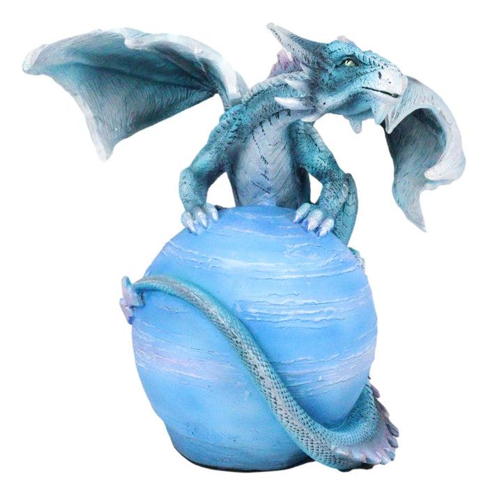Ebros Gift Ebros Celestial Galaxy Planet Mercury Terrestrial Blue Guardian Dragon Figurine Decor