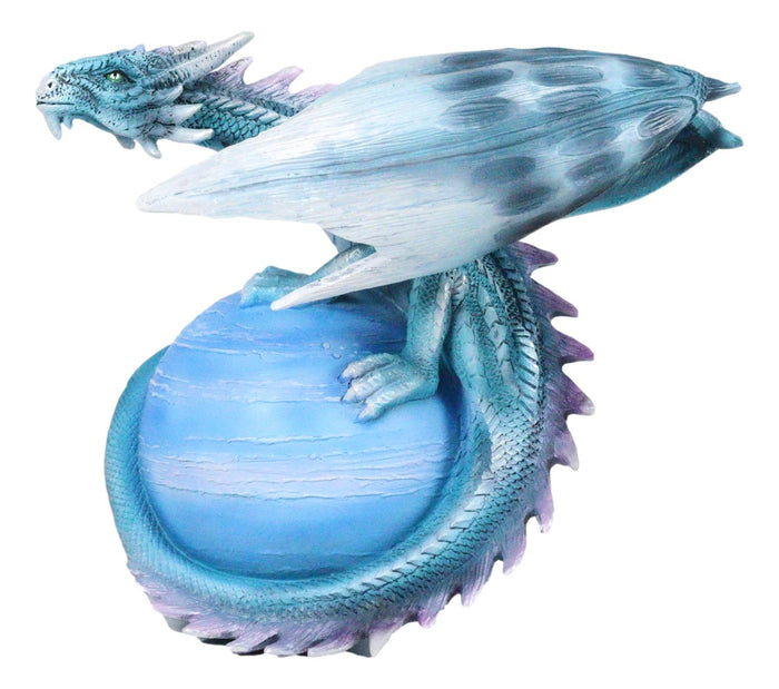 Ebros Gift Ebros Celestial Galaxy Planet Mercury Terrestrial Blue Guardian Dragon Figurine Decor