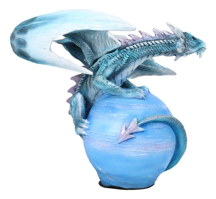 Ebros Gift Ebros Celestial Galaxy Planet Mercury Terrestrial Blue Guardian Dragon Figurine Decor