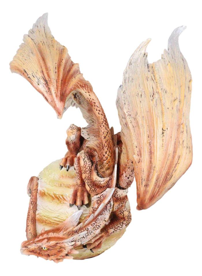 Ebros Gift Ebros Celestial Solar Galaxy Planet Jupiter Terrestrial Guardian Dragon Figurine Decor