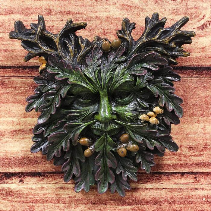 ebros gift Ebros Celtic Autumn Euphoria Celtic Greenman Hanging Wall Decor Plaque 6" High