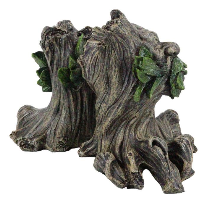Ebros Gift Ebros Celtic Forest Spirit Greenman Decorative Bookends Figurine Pair 5.5"H Set