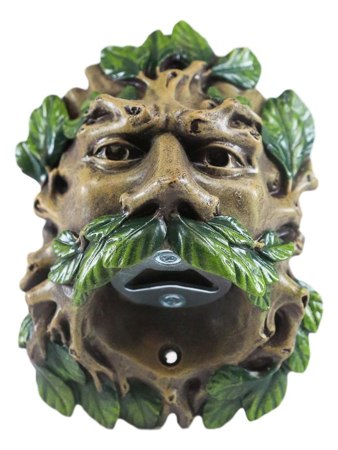 Ebros Gift Ebros Celtic Greenman Wall Mounted Bottle Opener 6"H Home Decor