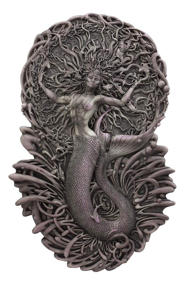 ebros gift Ebros Celtic Irish Mythology Mermaid Triple Goddess Aine Wall Decor