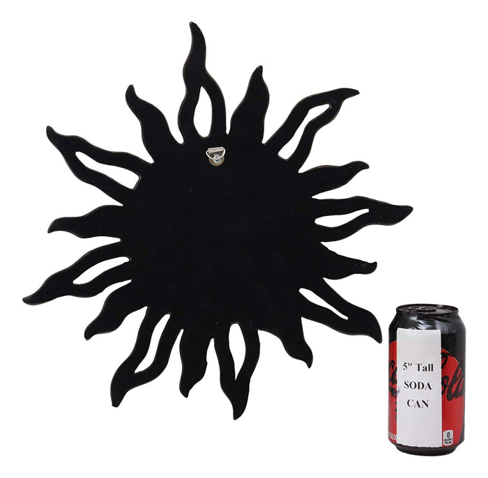 Ebros Gift Ebros Celtic Mythology Belenos Celestial Solar Radiant Celtic Sun God Wall Hanging Decor 14.5" Diameter Figurine Home Decorative Sun Face Wall Plaque 3D Art Belenus The Shining God Sculpture