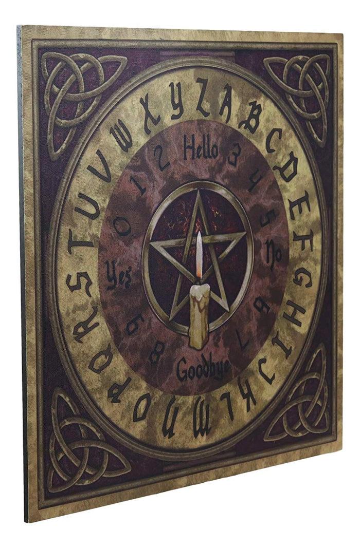 Ebros Gift Ebros Celtic Pentagram Illustrated Ouija Talking Spirit Board Game With Planchette 15" By 15" Witchcraft Dark Arts By Lisa Parker Gaming Fun Novelty Gift 6th Sense Supernatural Arts