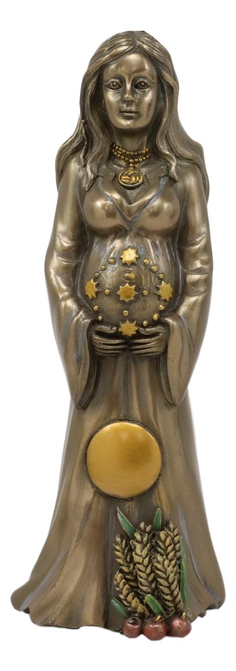 Ebros Gift Ebros Celtic Sacred Lunar Cycle Triple Goddess Statue (Mother) 6.5" Height