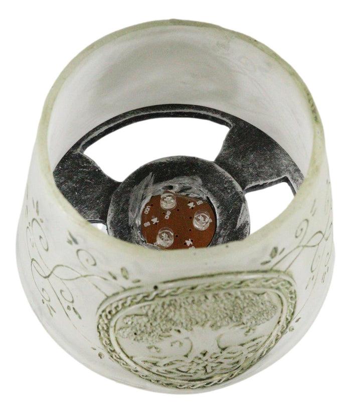 Ebros Gift Ebros Celtic Sacred Tree Of Life Mini LED Night Light Figurine 7"H Table Courtesy Lamp