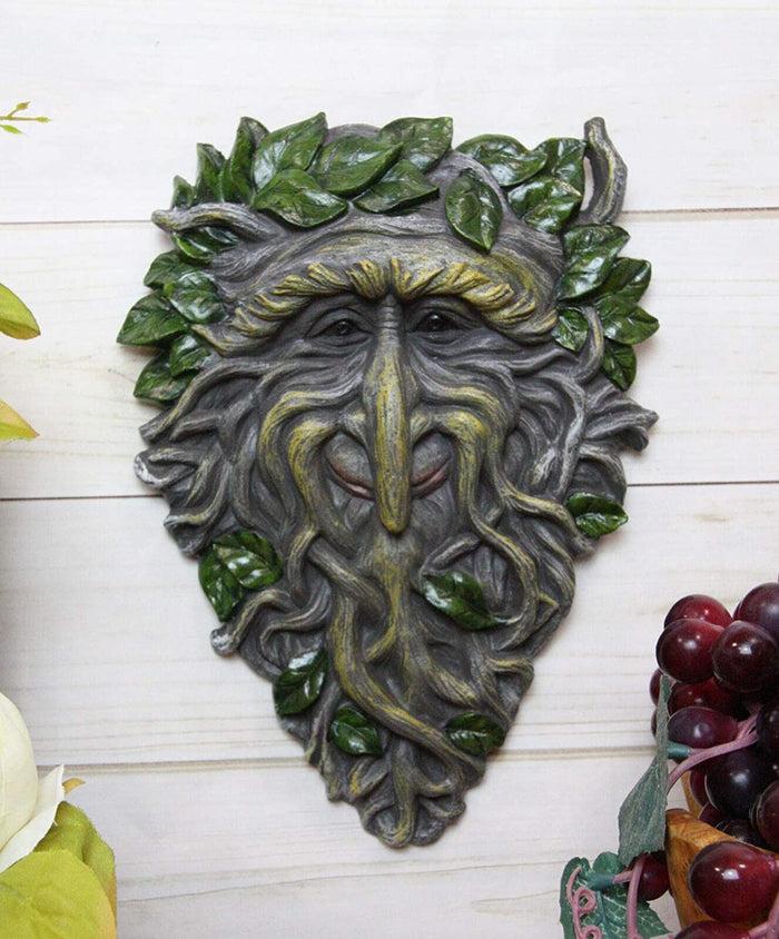 Ebros Gift Ebros Celtic Somerset Summer Vines Greenman Hanging Wall Decor Plaque 10.5" High