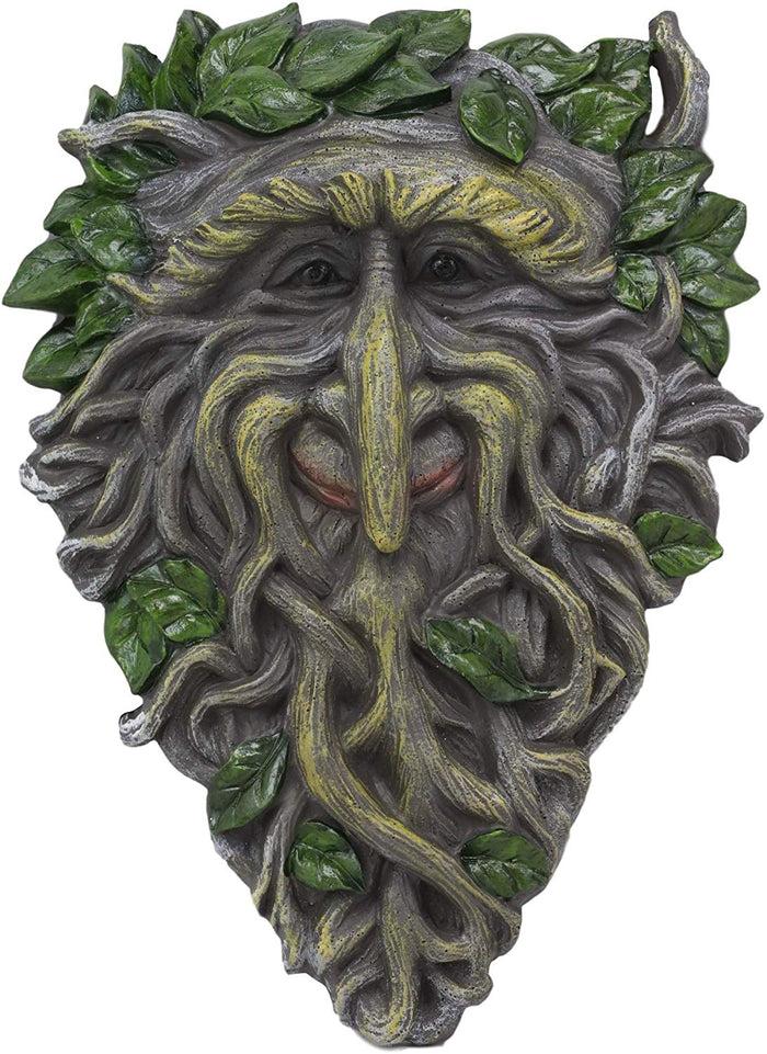 Ebros Gift Ebros Celtic Somerset Summer Vines Greenman Hanging Wall Decor Plaque 10.5" High
