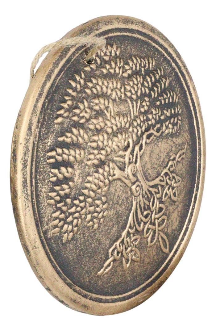 Ebros Gift Ebros Celtic Tree Of Life Terracotta Round Medal Wall Decor Hanging Plaque Lisa Parker