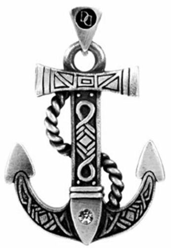 Ebros Gift Ebros Celtic Tribal Tattoo Nautical Ship Anchor Pendant Pewter Jewelry Accessory
