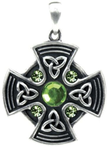 Ebros Gift Ebros Celtic Trinity Crucifix Cross Pendant Medallion Necklace Accessory Jewelry