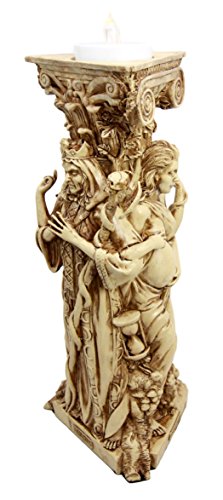 Ebros Gift Ebros Celtic Triple Goddess Maiden Mother & Crone Wiccan Pagan Candle Holder Figurine